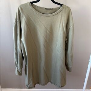 PrettyLittleThing Olive Long Sleeve Top